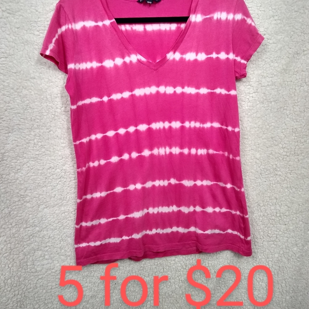 Banana Republic Pink Tie Die